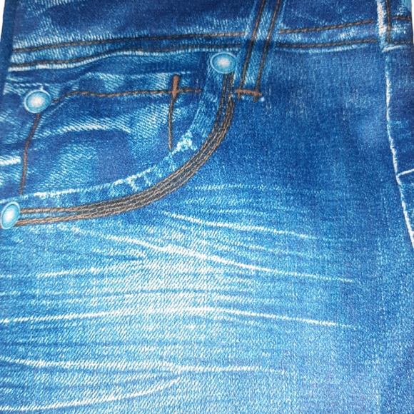 High waisted leggings  jeggings. Good for mommy pooch postpartum - Picture 5 of 5